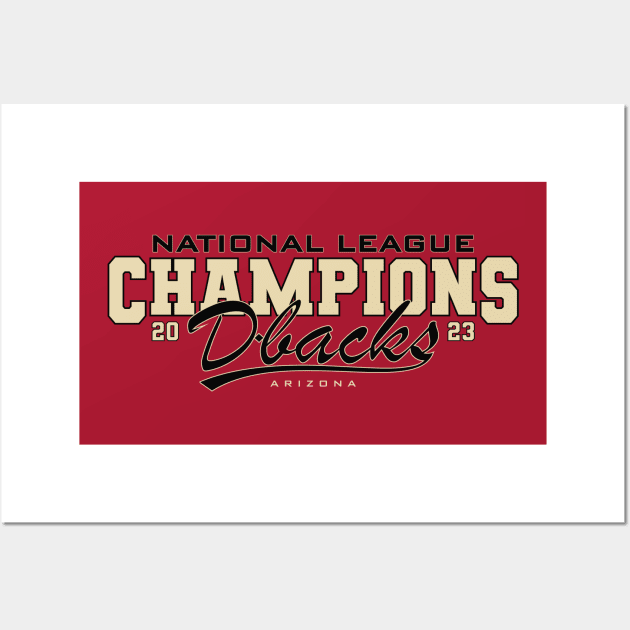 Arizona - National League Champions 2023 Wall Art by Nagorniak